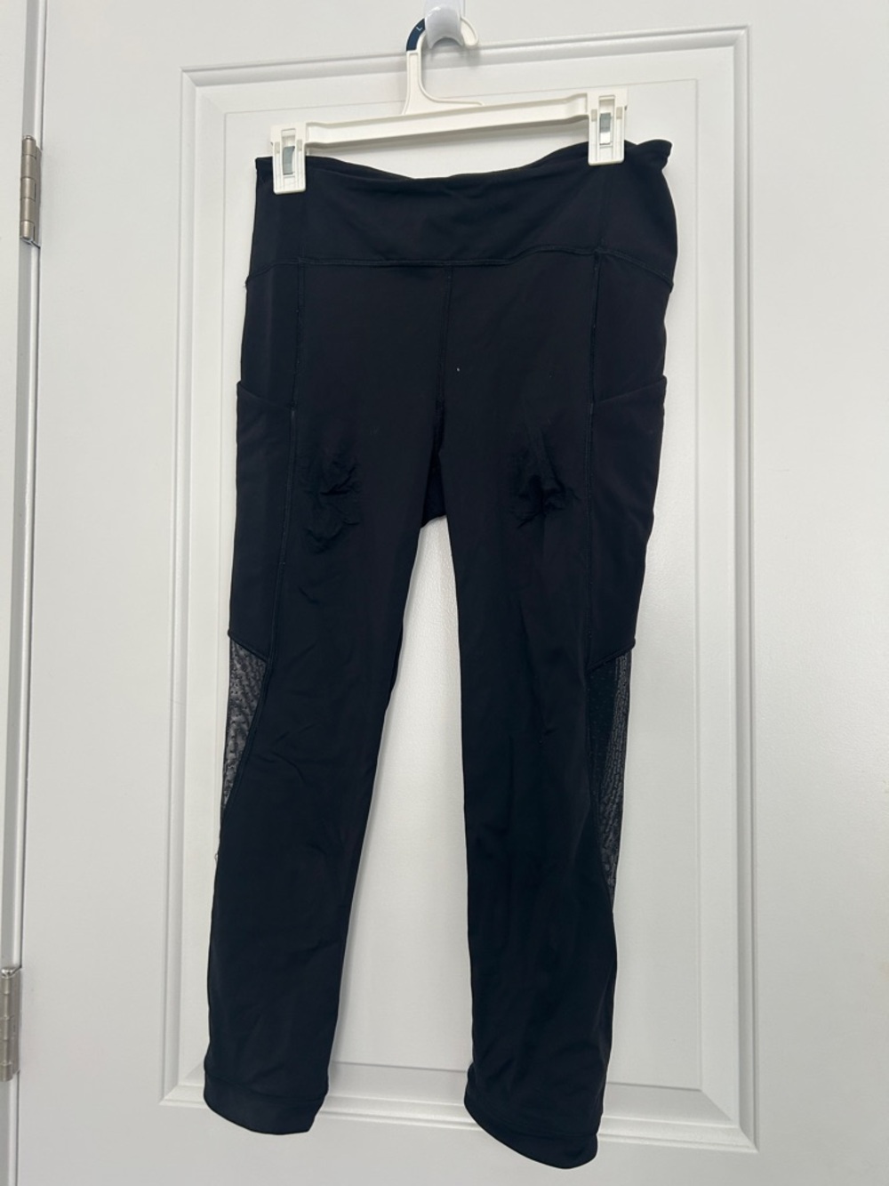Lululemon Cropped mesh leggings with pockets